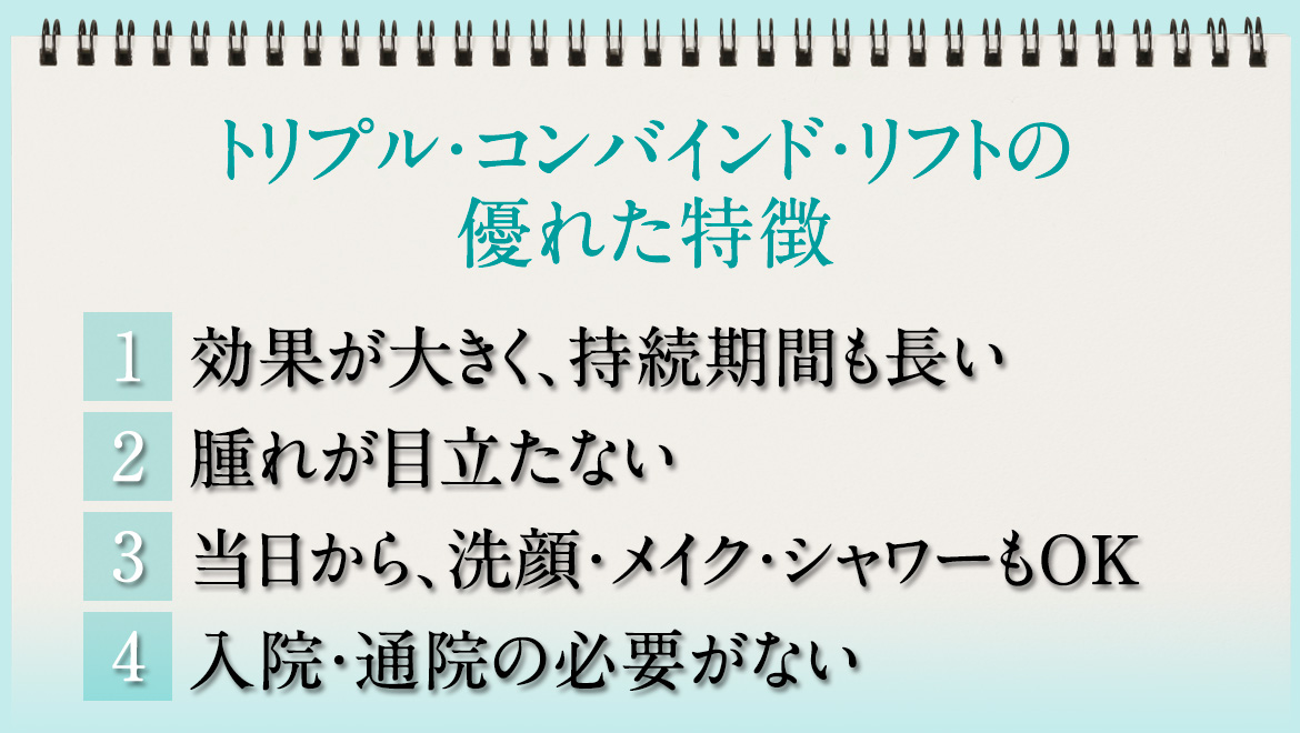 効果が大きく、持続期間も長い